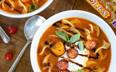 Grab Savings On No Yolks At Publix & Try This Caprese Tomato Noodle Soup