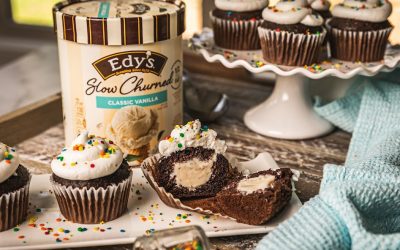 Your Favorite Edy’s® Flavors Are BOGO At Publix – Time To Serve Up A Batch Of Edy’s® Ice Cream Filled Cupcakes!