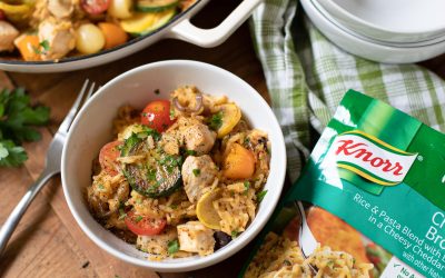 Bring Your Family To The Table With This Easy & Delicious Farm Stand Chicken Cheddar Broccoli Bowl