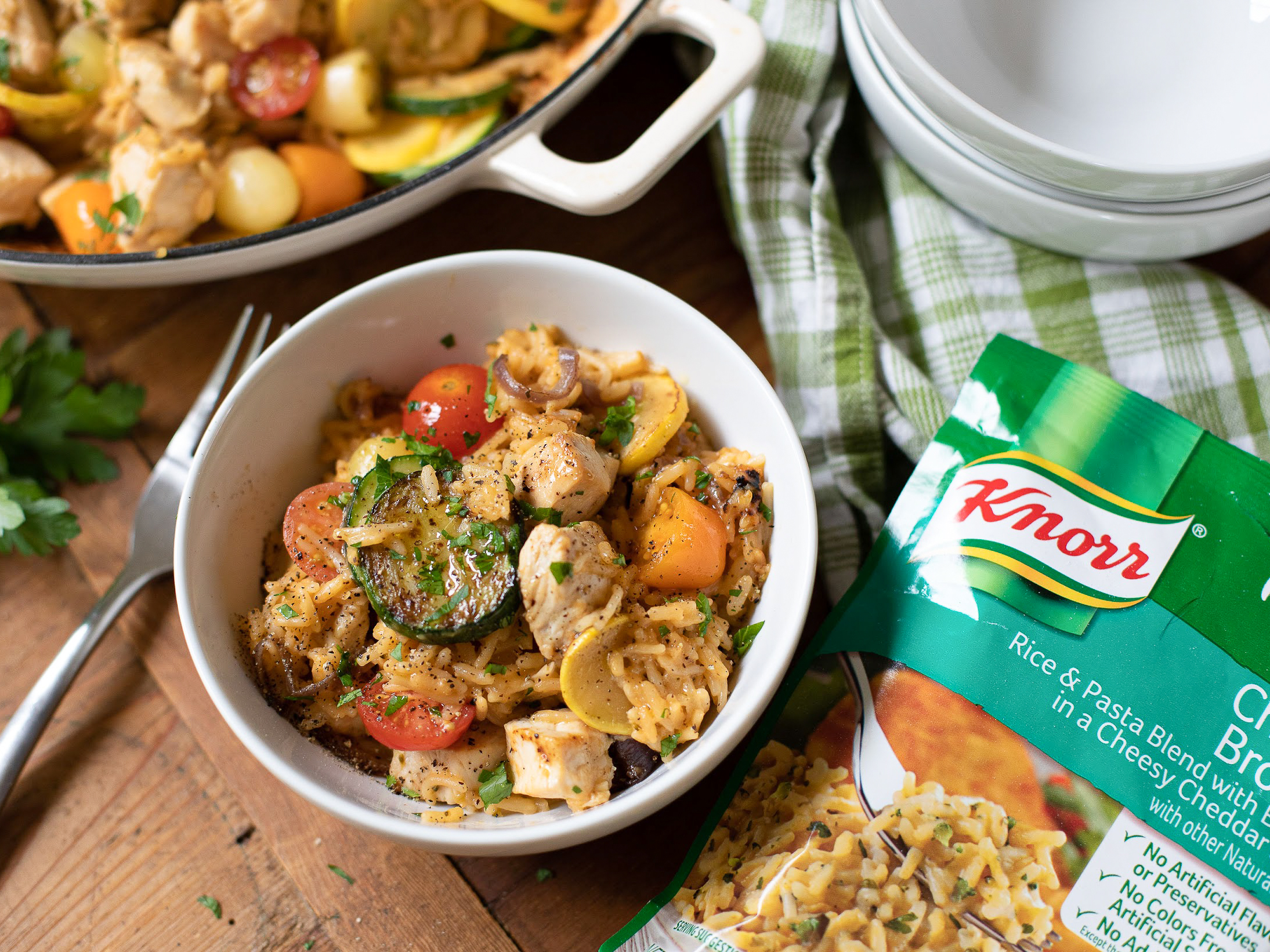 Farm Stand Chicken Cheddar Broccoli Bowl Knorr Draft on I Heart Publix 2