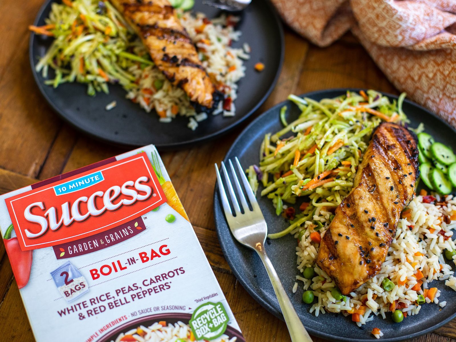 Pick Up Success Garden & Grains™ Rice Blends At Publix & Try My Asian Salmon Over Rice