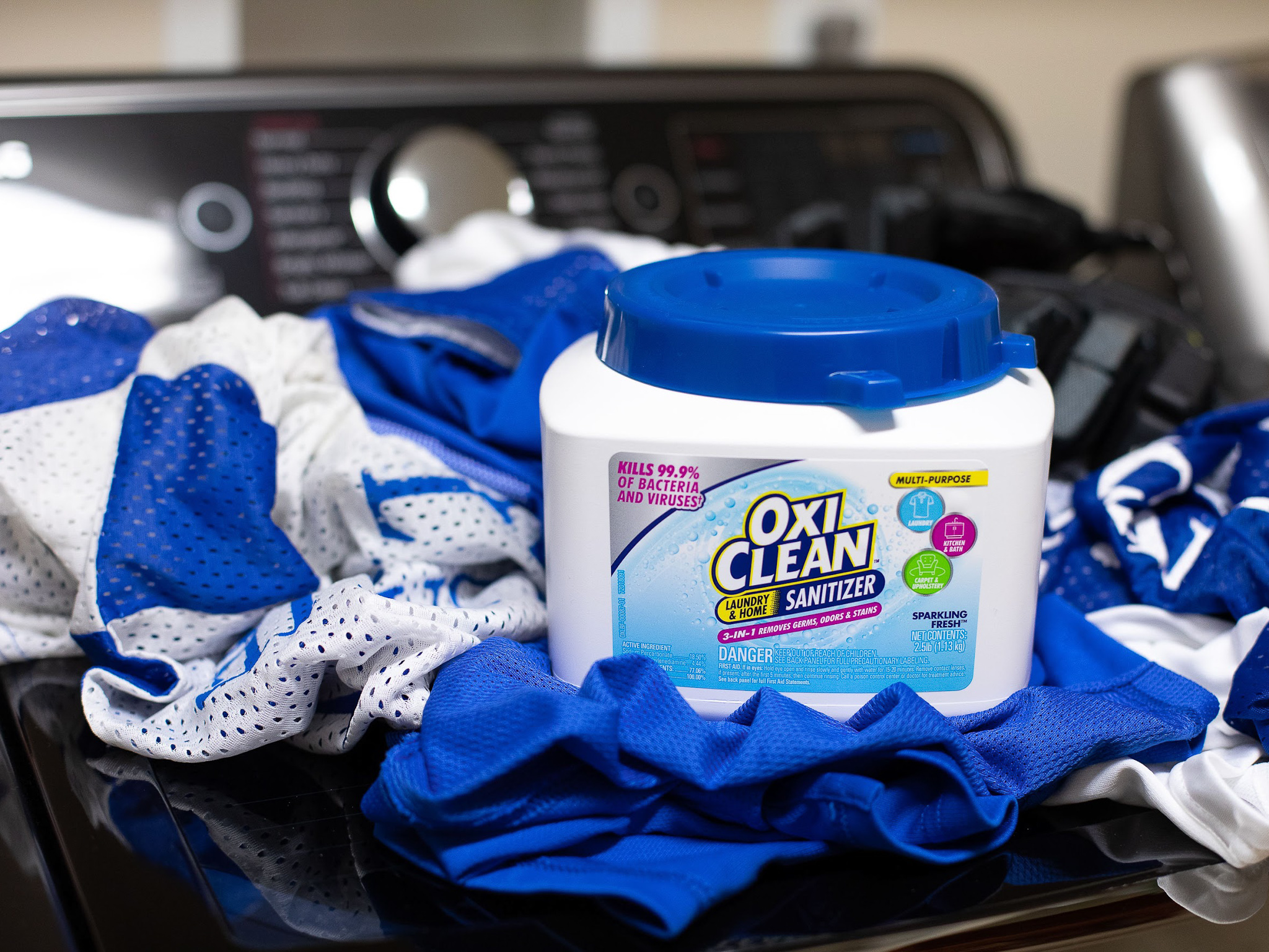 Oxiclean sanitizer-sports Try New OxiClean™ Laundry & Home Sanitizer And Get Things Clean, Clean! on I Heart Publix 1