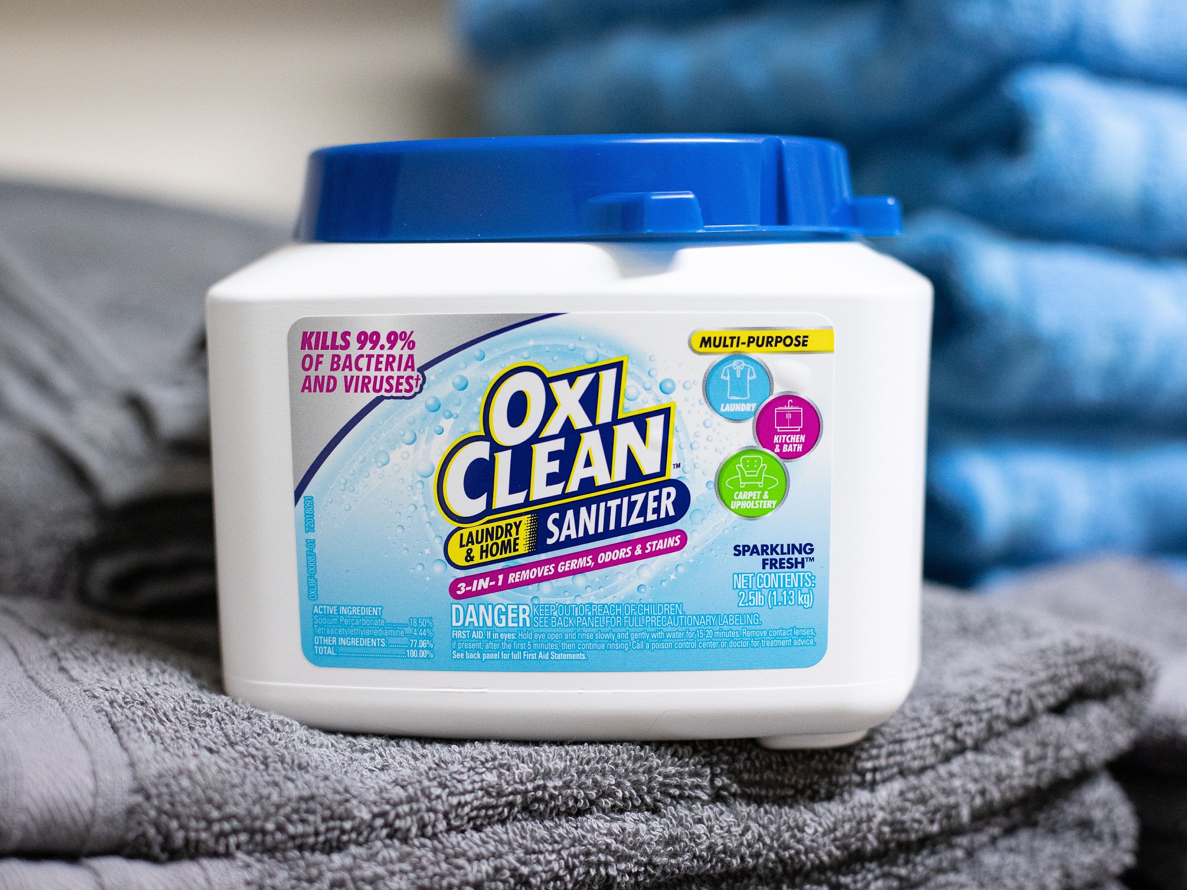 Keep Your Family's Favorite Things CLEAN CLEAN With New OxiClean™ Laundry & Home Sanitizer on I Heart Publix 1