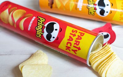 Get The Party Stack Cans Of Pringles Potato Crisps For Just 90¢ Each
