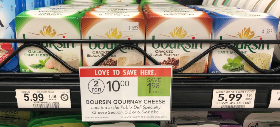 Boursin Gournay Cheese Just $2 At Publix on I Heart Publix 2