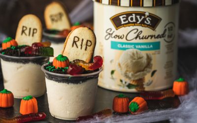 Stock Up On Tasty Edy’s® Ice Cream For These Festive Graveyard Cups