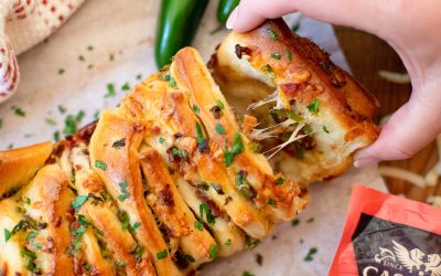 Castello® Cheese Is Perfect For My Creamy Havarti Pull-Apart with Bacon & Jalapeño Recipe