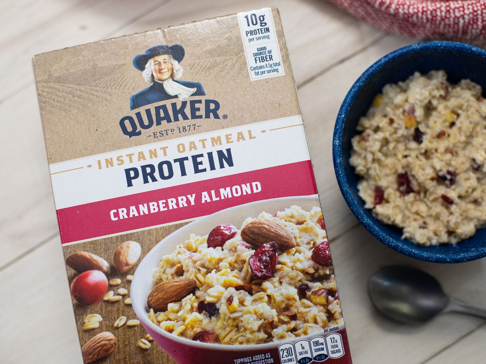 Quaker Protein Instant Oatmeal Just 2.20 At Publix (Regular Price 6.
