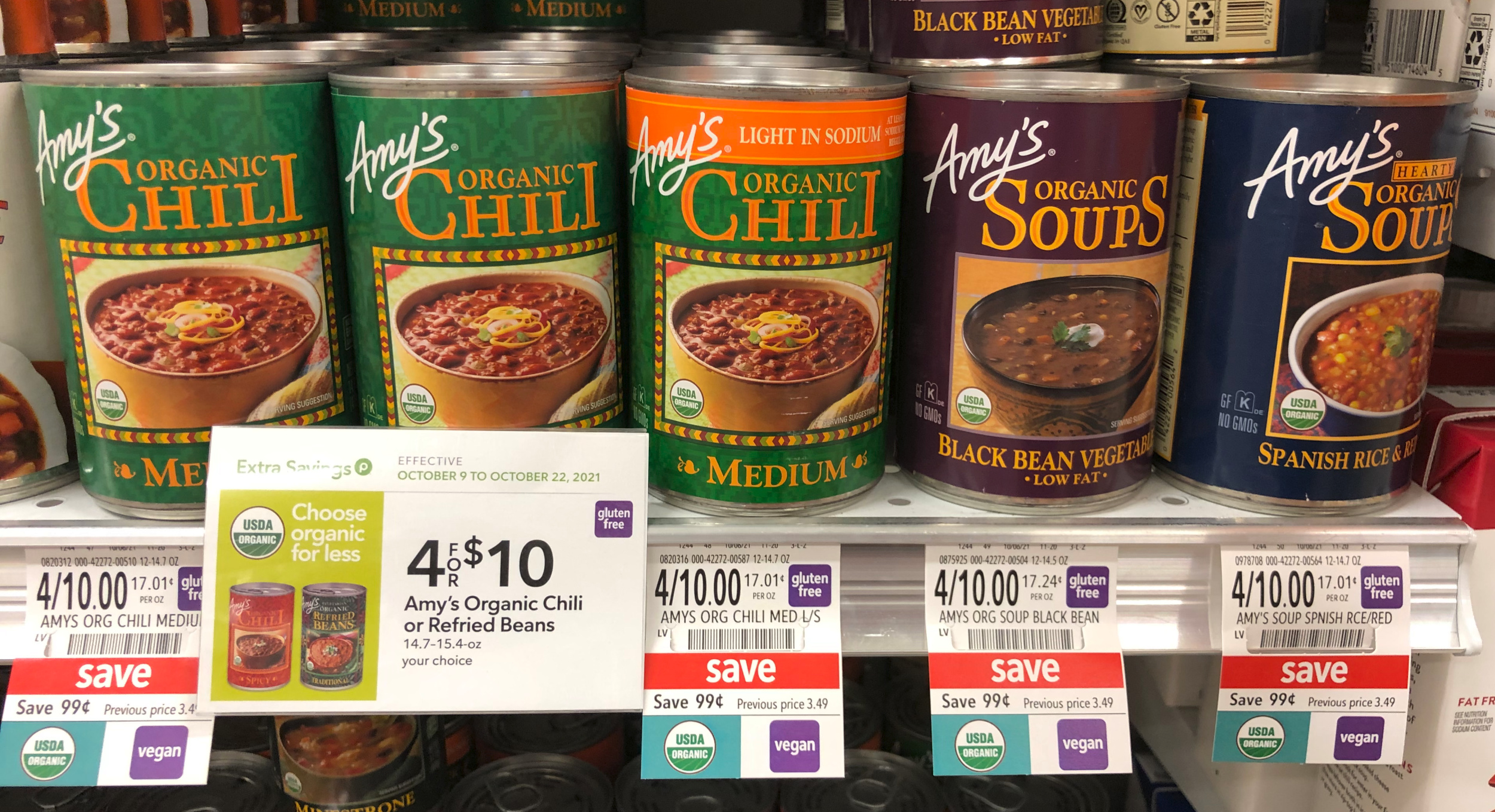 Amy’s Organic Chili, Refried Beans or Soup Just $2 At Publix on I Heart Publix