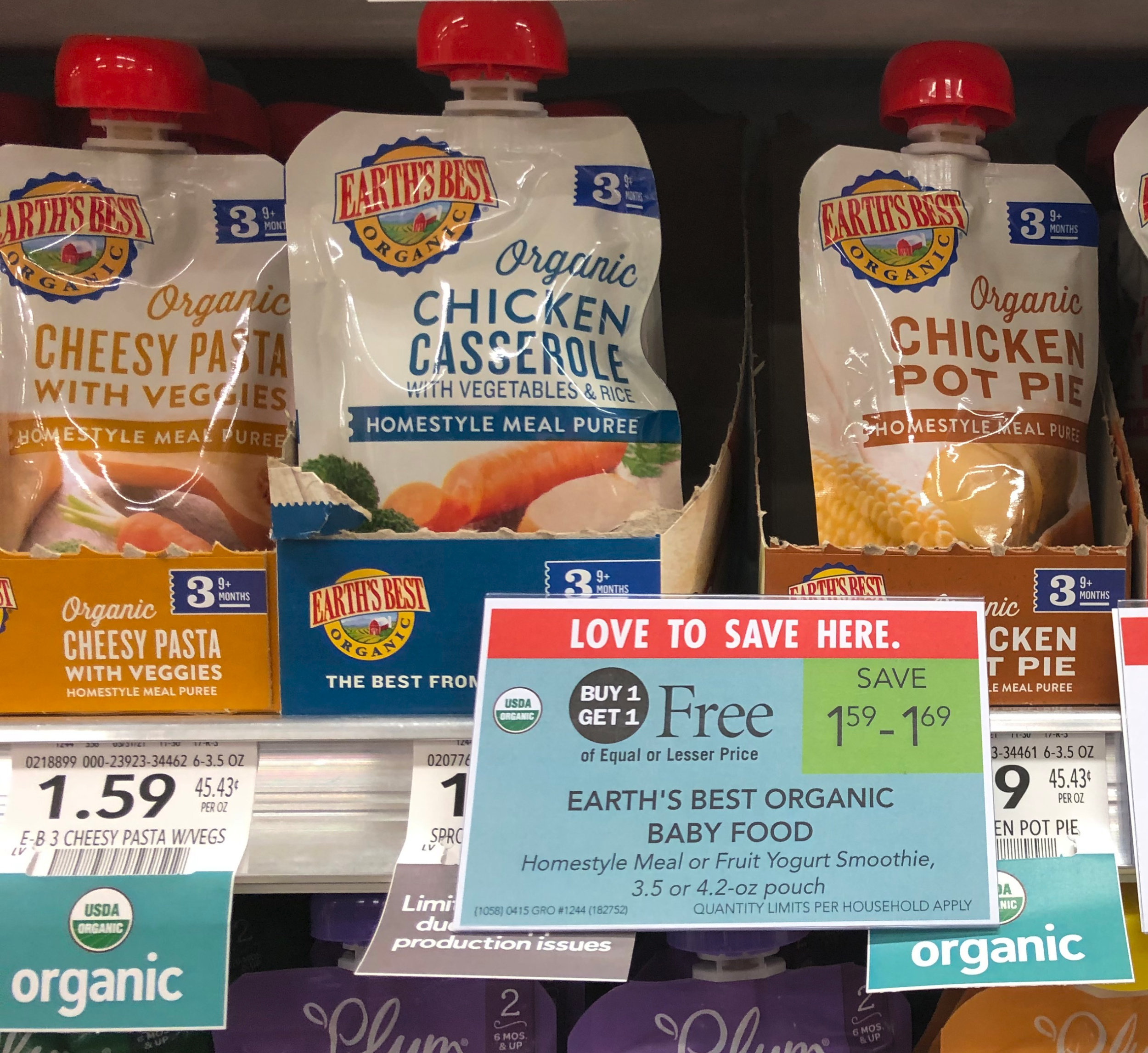 Earth’s Best Organic Baby Food As Low As 37¢ Per Pouch At Publix on I Heart Publix 1