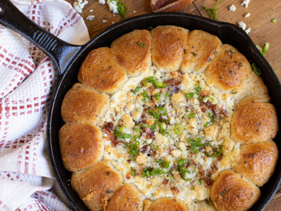 Grab A Deal On Hatfield Bacon & Serve Up Bacon Gorgonzola Skillet Dip At Your Next Holiday Gathering! on I Heart Publix