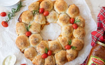 Load The Bertolli Coupon And Try My Meatball Pull-Apart Wreath