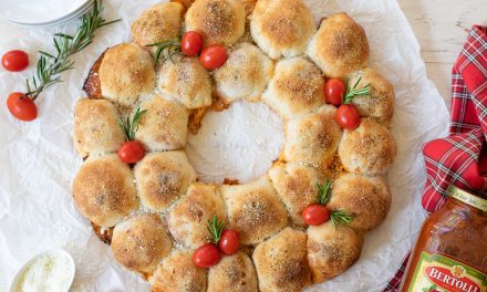 Load The Bertolli Coupon And Try My Meatball Pull-Apart Wreath