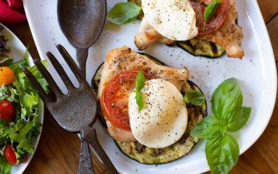 Shake Up Mealtime With This DELICIOUS Chicken Eggplant Caprese Made With Galbani Cheese