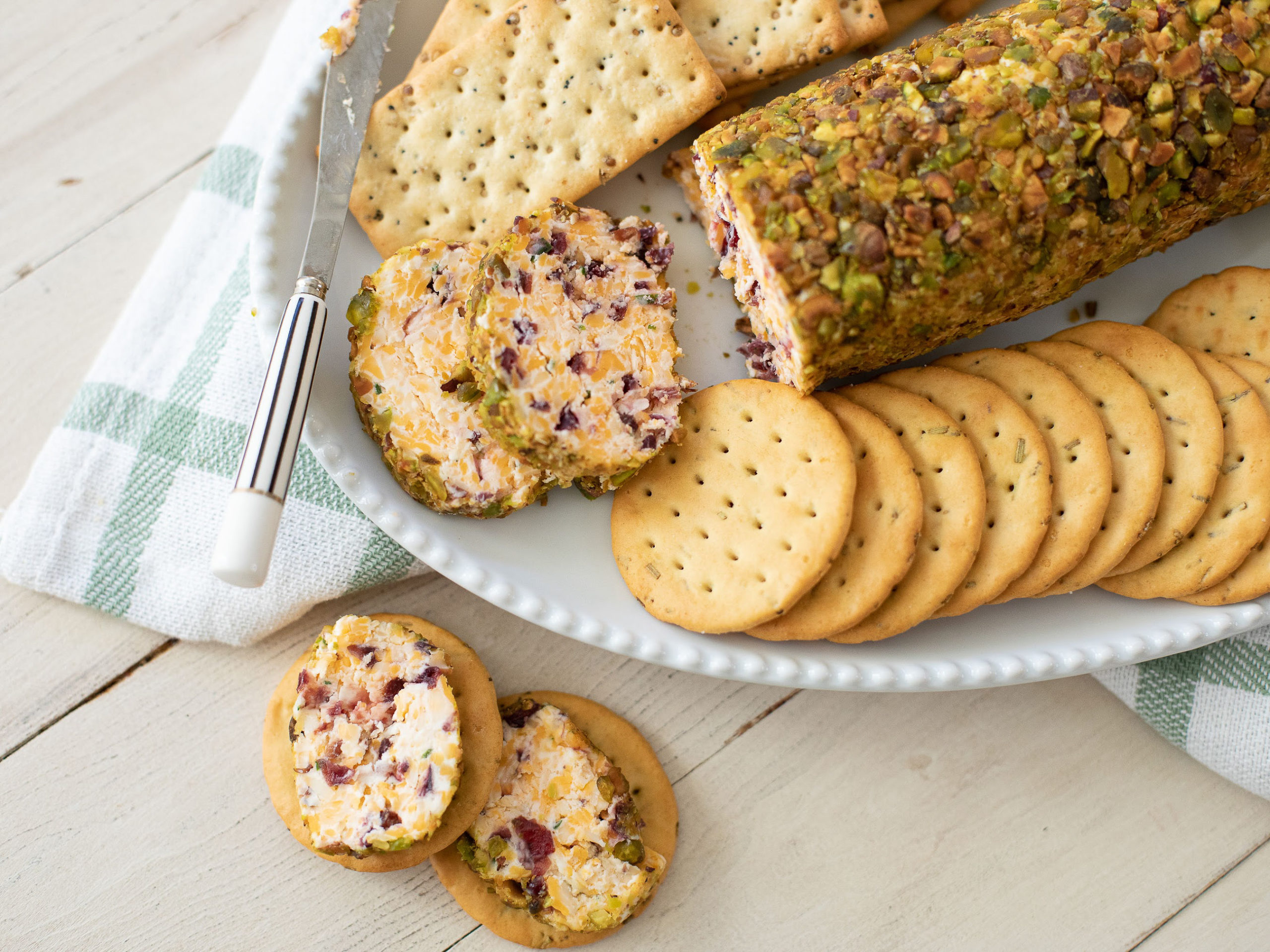 Cranberry Piistachio Colby Swiss Cheese Log Have Plenty Of Amish Country Cheese On Hand For Your Holiday Entertaining - Try My Cranberry Pistachio Swiss Colby Cheese Log on I Heart Publix 1