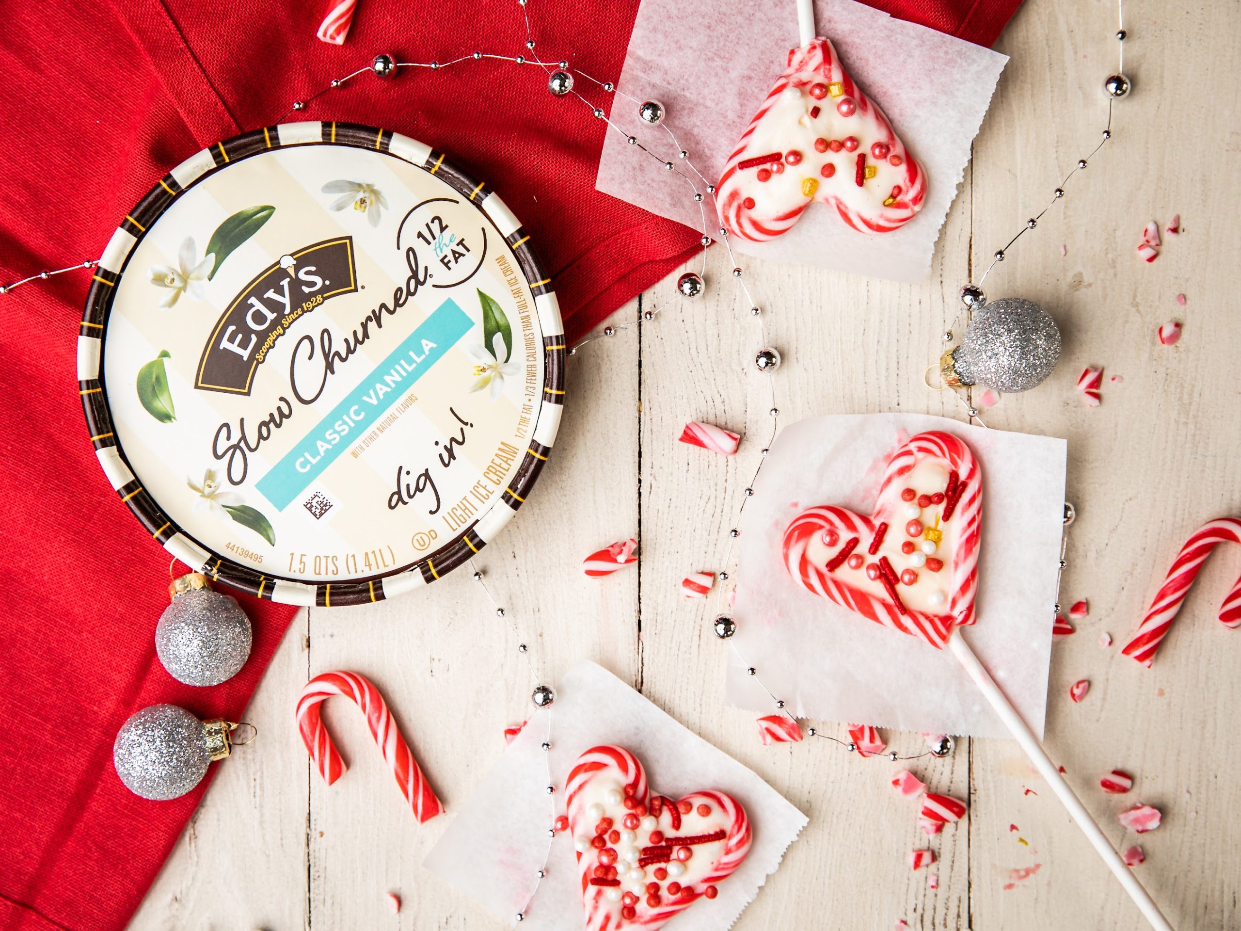 Edy's® Ice Cream Candy Cane Hearts on I Heart Publix