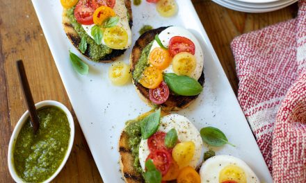 Need A Tasty App In A Flash? Try Fresh Mozzarella Grilled Crostini Made With Galbani Cheese
