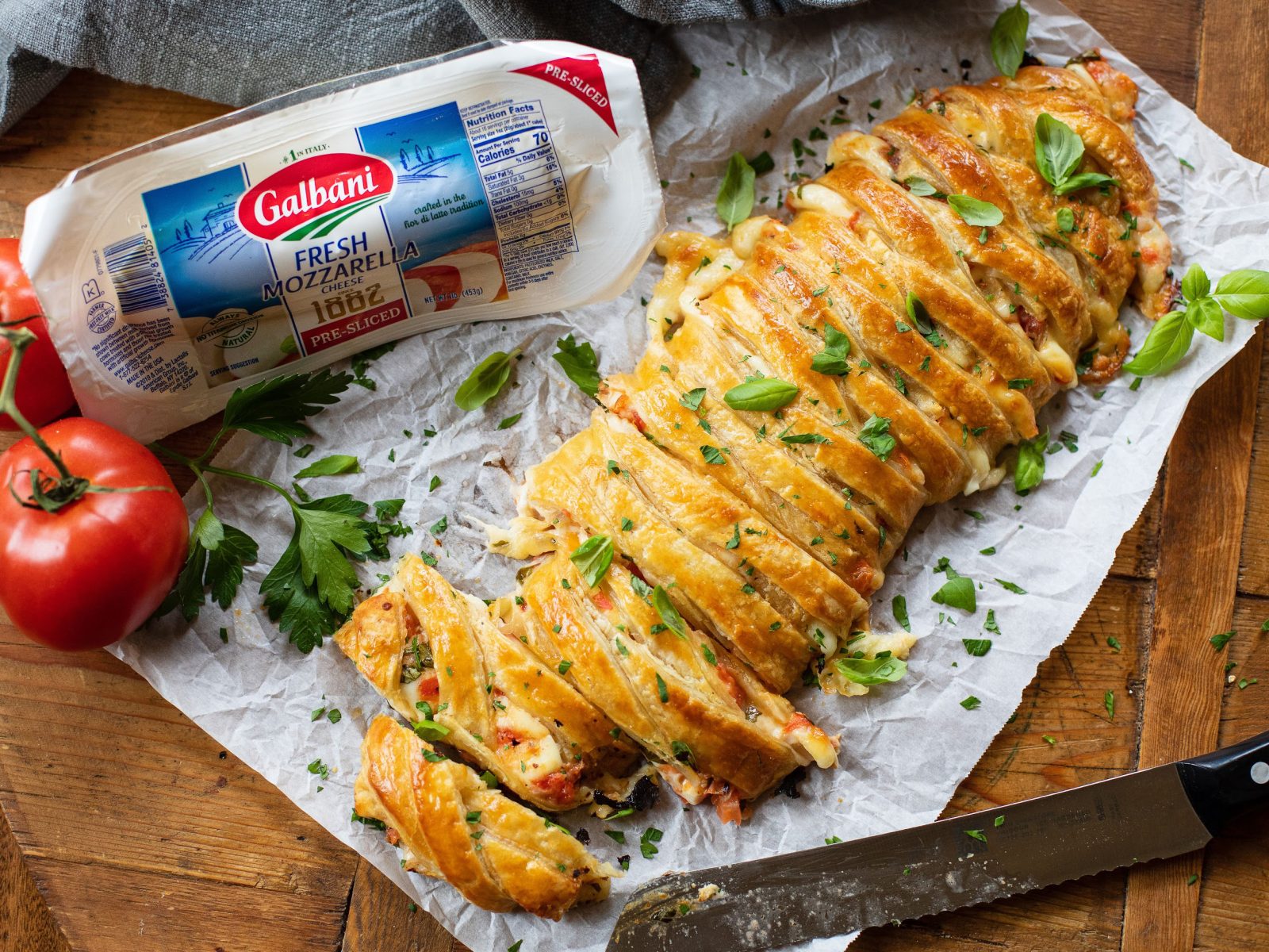 Visit The Specialty Cheese Section At The Publix Deli For Delicious Galbani Cheese & Try This Caprese Strudel Recipe