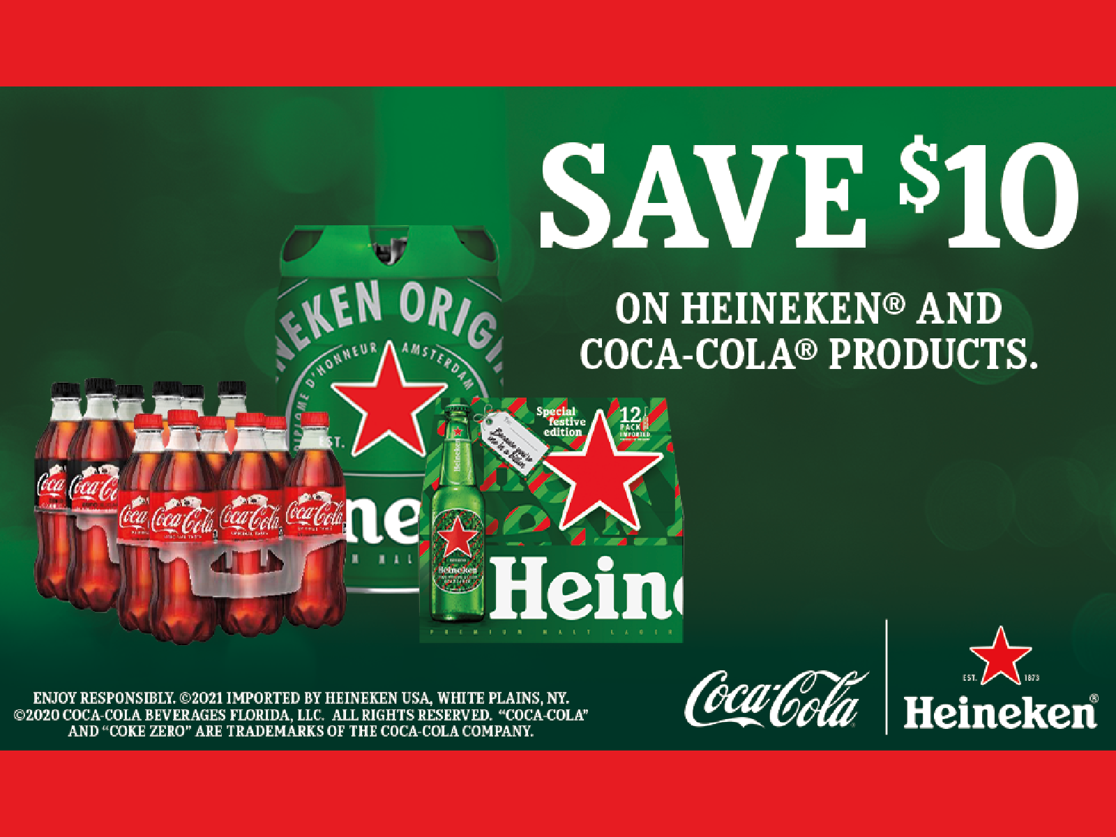 Heineken Cheer Top Florida Folks Can Save $10 With A Holiday Beverage Purchase From Heineken & Coca-Cola! on I Heart Publix