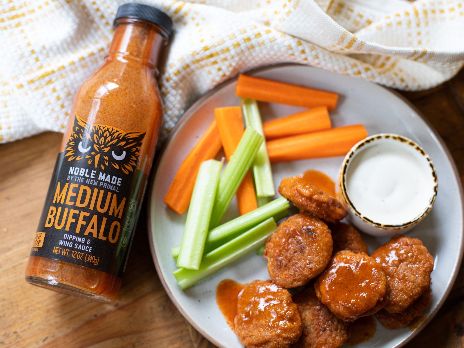 Noble Made by the New Primal Buffalo Dipping & Wing Sauce Just 5 At
