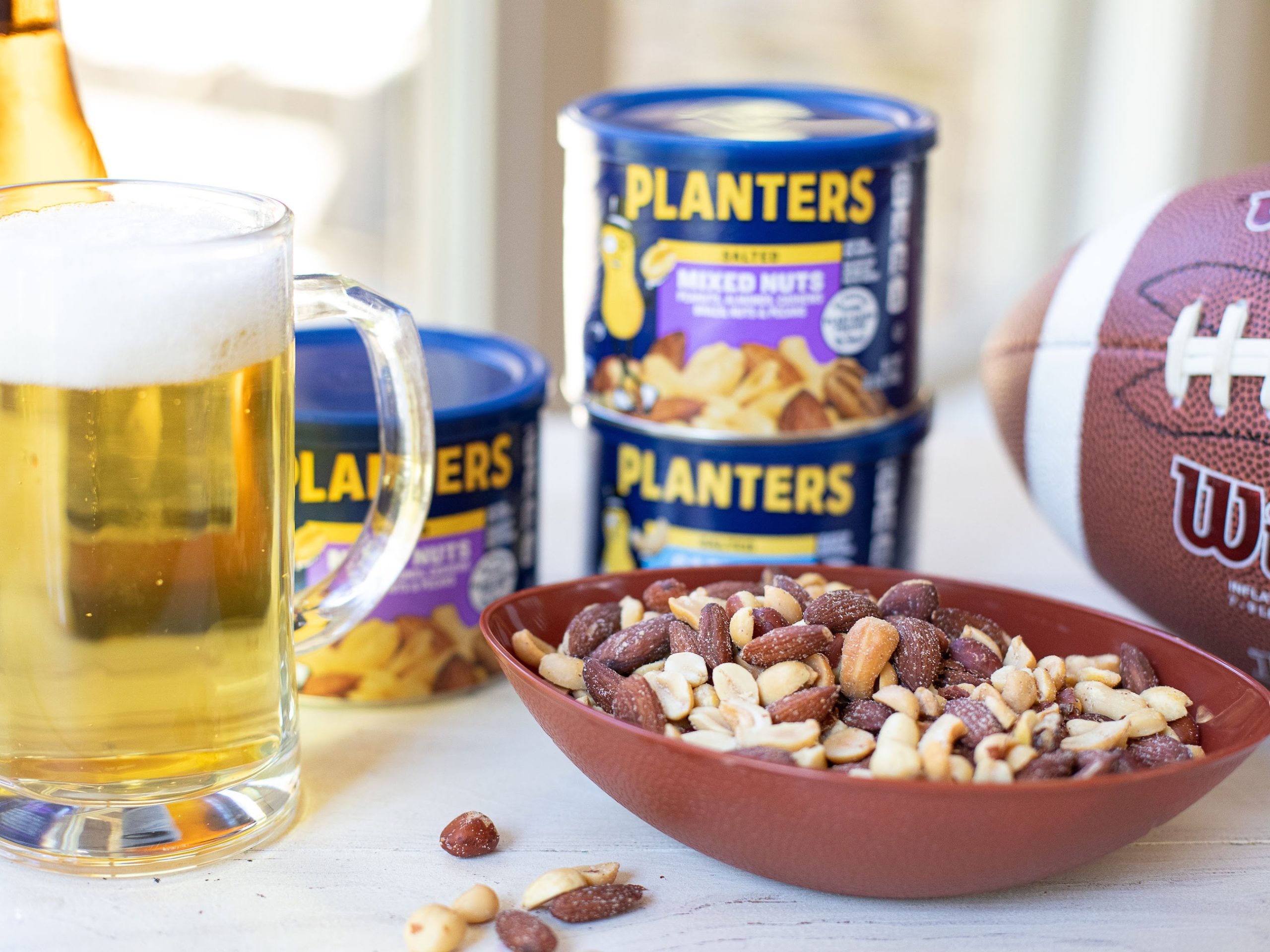 Planters Nuts Football Entertain With Ease Thanks To Planters Nuts - Buy One, Get One FREE! on I Heart Publix