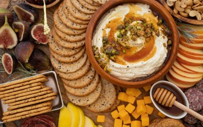 Start A New Holiday Tradition With Breton Crackers And Try My Whipped Feta Dip with Hot Honey and Pistachios