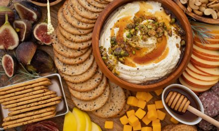 Start A New Holiday Tradition With Breton Crackers And Try My Whipped Feta Dip with Hot Honey and Pistachios