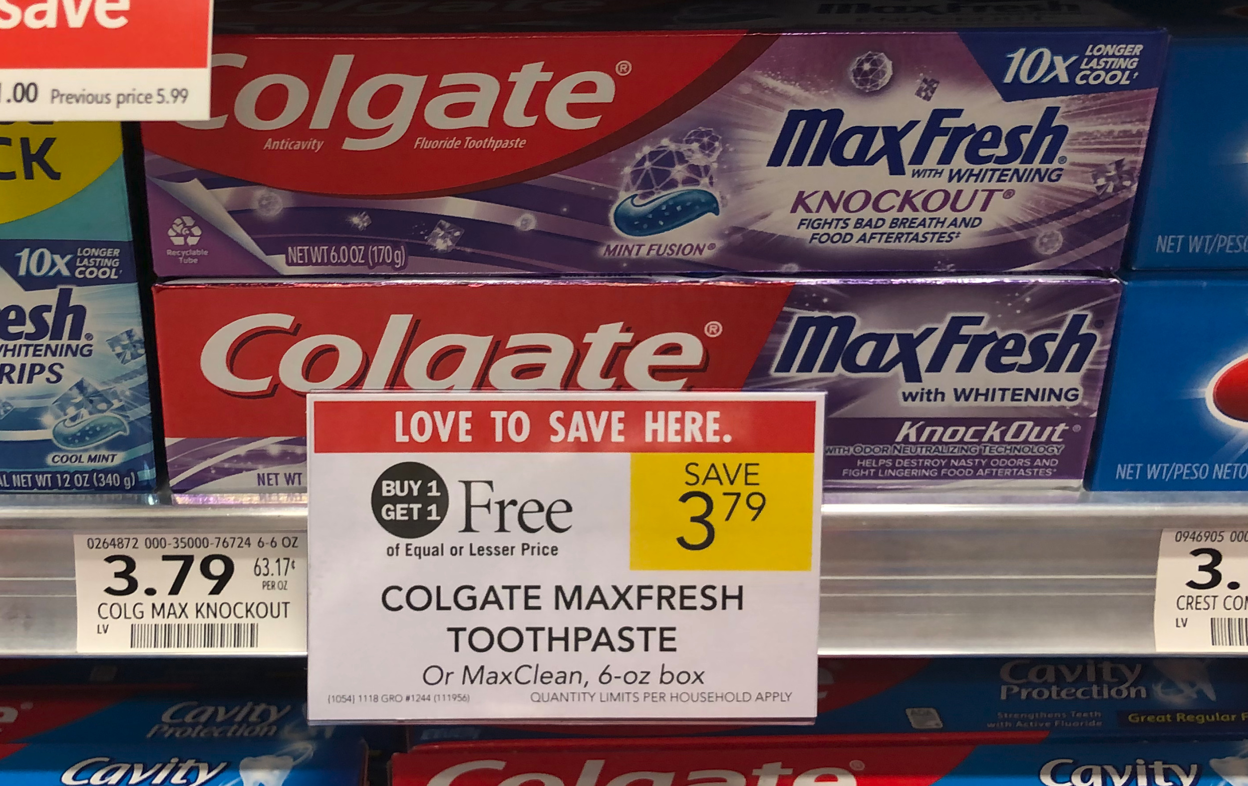 Colgate MaxFresh Toothpaste As Low As FREE At Publix on I Heart Publix