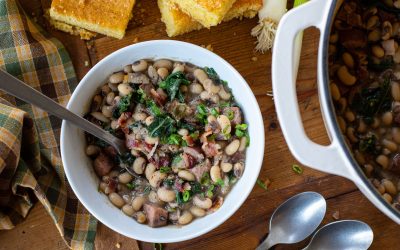 Pick Up Some Hatfield Bacon For Your New Year’s Meal – Black Eyed Peas With Bacon & Greens!