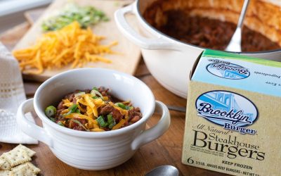 Whip Up A Batch Of Easy Chili With Brooklyn Burger Steakhouse Burgers – Save Now At Publix