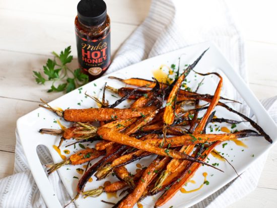 Add Big Flavor To Your Meal & Try My Hot Honey Roasted Carrots + Look For Mike’s Hot Honey On Sale NOW At Publix on I Heart Publix