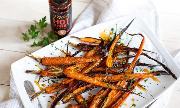 Add Big Flavor To Your Meal & Try My Hot Honey Roasted Carrots + Look For Mike’s Hot Honey On Sale NOW At Publix