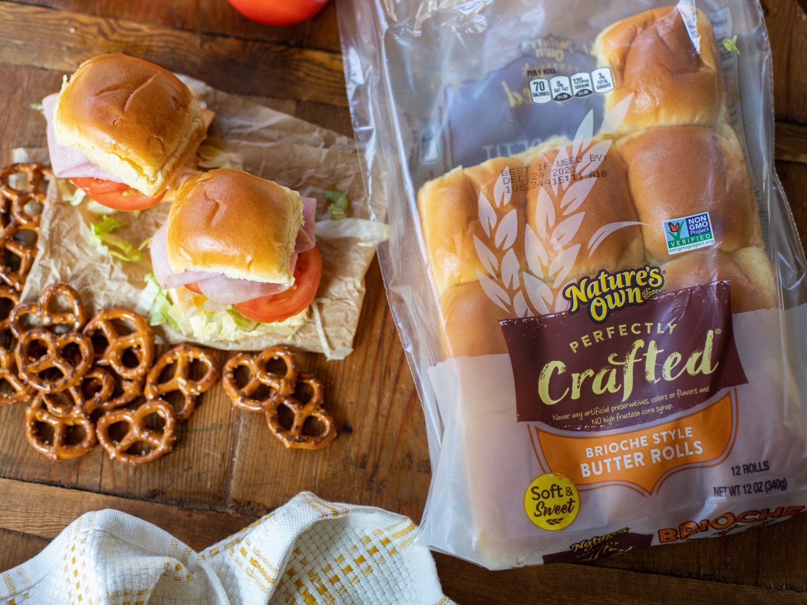 Nature's Own Perfectly Crafted Brioche Butter Rolls Just $1.45 At Publix on I Heart Publix 1