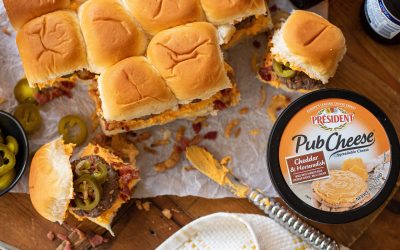 Jalapeño Bacon PUB CHEESE® Sliders Are Your Must-Have For Game Day – Stock Up On PUB CHEESE® by PRÉSIDENT® For All Your Entertaining Needs
