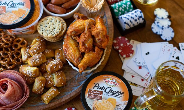 Grab Some PUB CHEESE® Spreadable Cheese & Serve Up A Delicious Poker Night Charcuterie Board