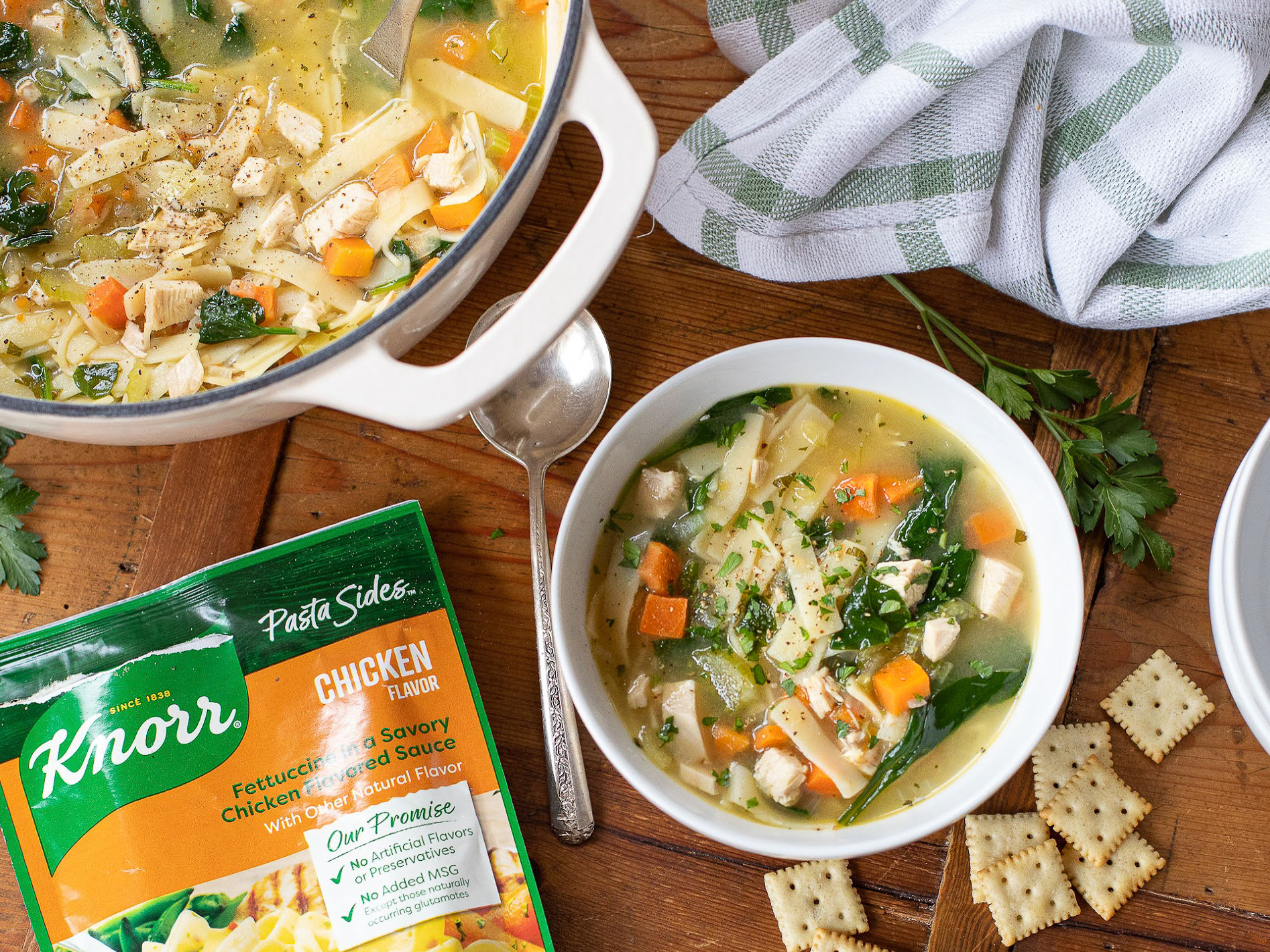 Try My Short Cut Chicken Noodle Soup Made With Knorr Sides & Save Now