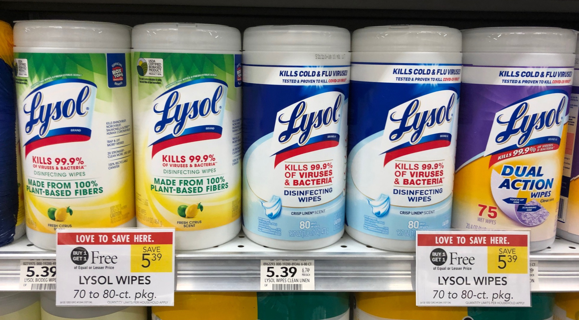 Big Canisters Of Lysol Disinfecting Wipes Only $4 At Publix on I Heart Publix 2