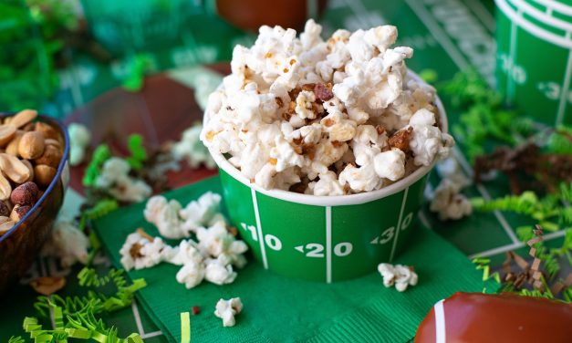 Delicious Bacon Ranch Popcorn For Your Game Day Gathering