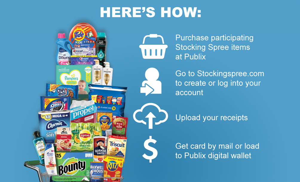 The Stocking Spree 365 Program Is Back For 2022 - Start Earning Up To $120 In Publix Gift Cards on I Heart Publix 1