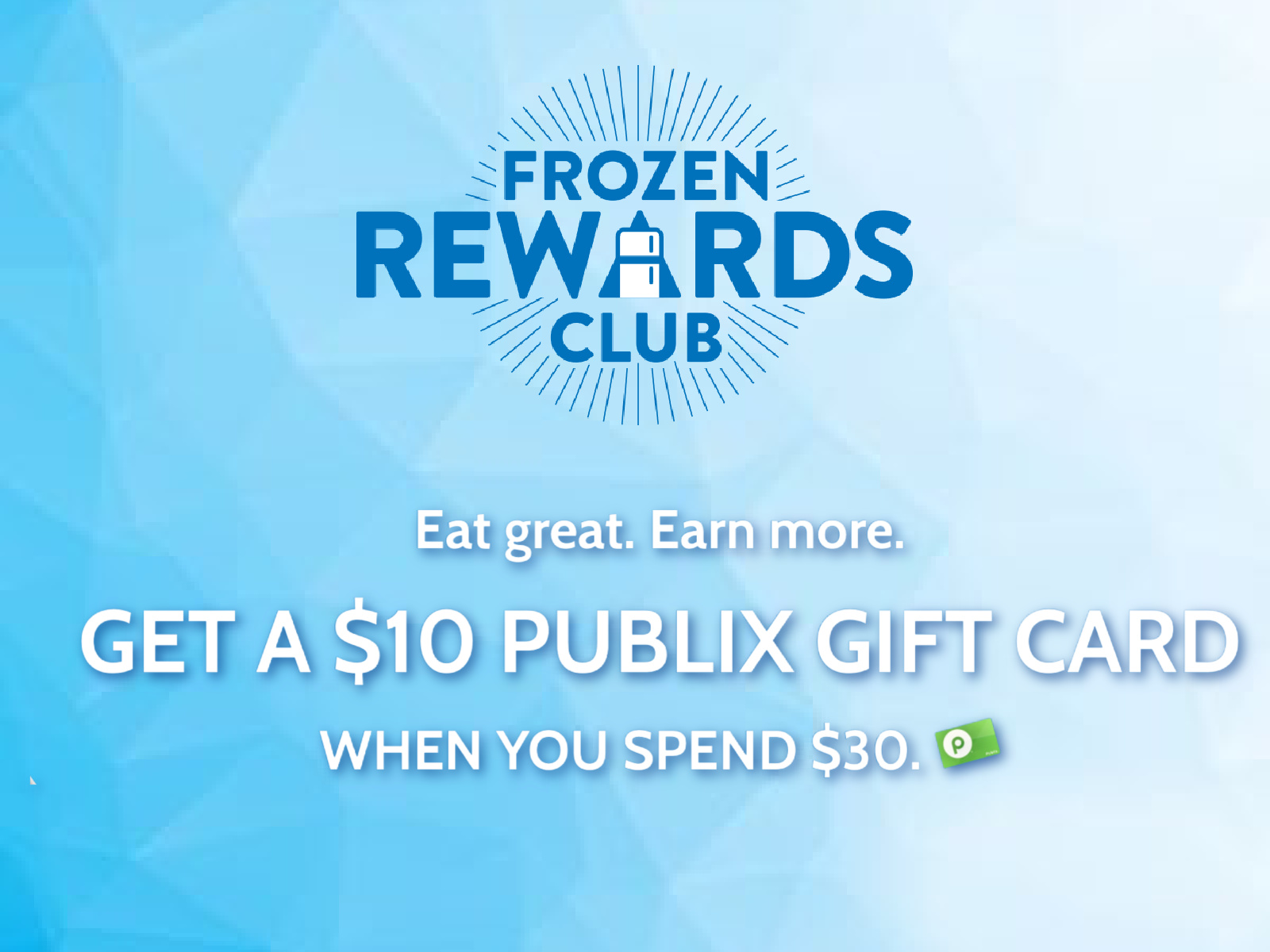 The Frozen Rewards Club Is Back For 2022 – Start Earning Up To $50 In Publix Gift Cards!