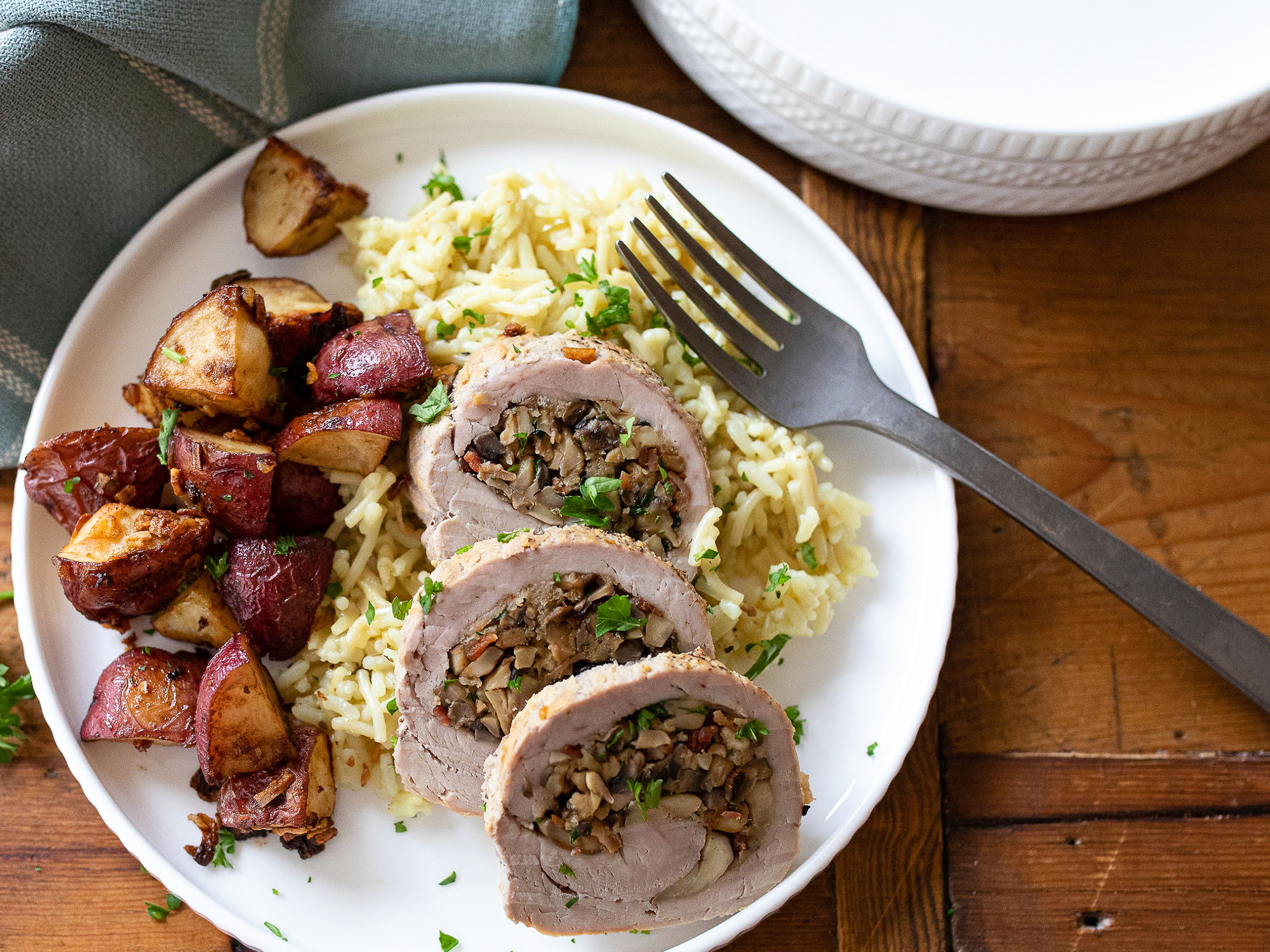 Pick Up Delicious Meal Essentials And Save BIG At Publix - Try My Stuffed Pork Loin & Roasted Potatoes on I Heart Publix