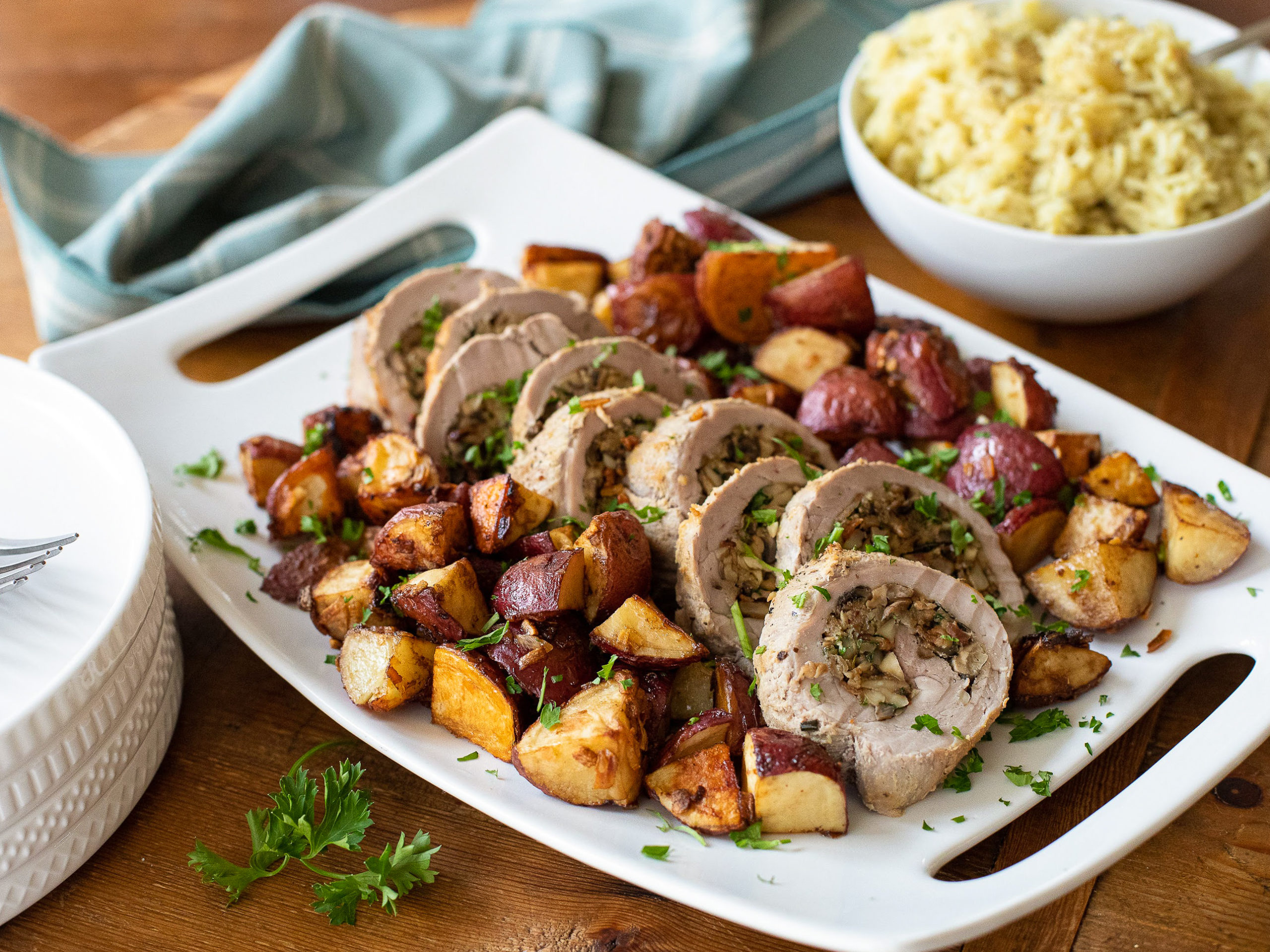 Pick Up Delicious Meal Essentials And Save BIG At Publix - Try My Stuffed Pork Loin & Roasted Potatoes on I Heart Publix 2