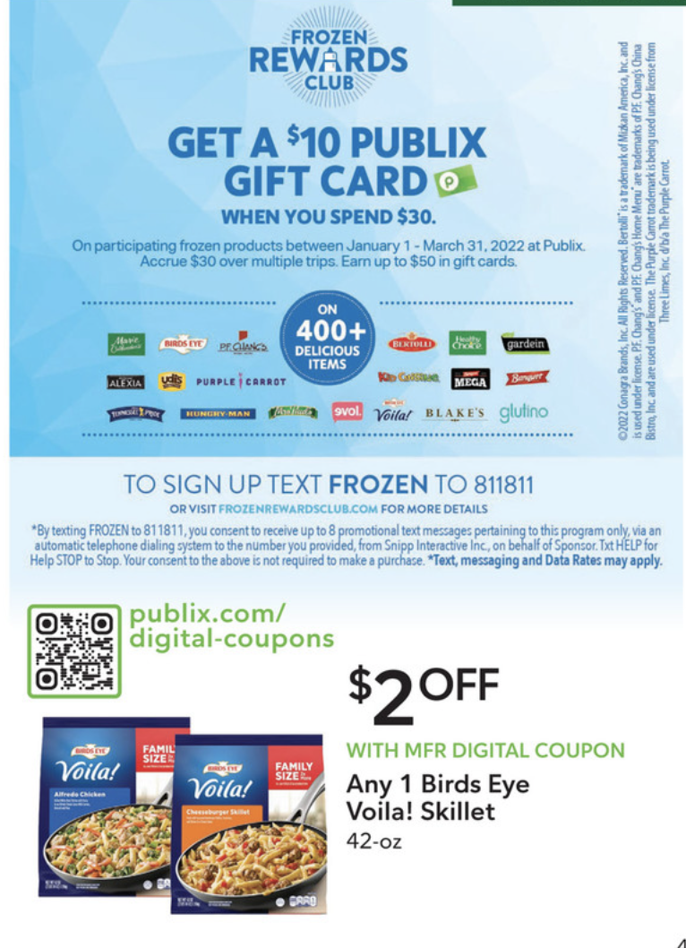 The Frozen Rewards Club Is Back For 2022 - Start Earning Up To $50 In Publix Gift Cards! on I Heart Publix 4