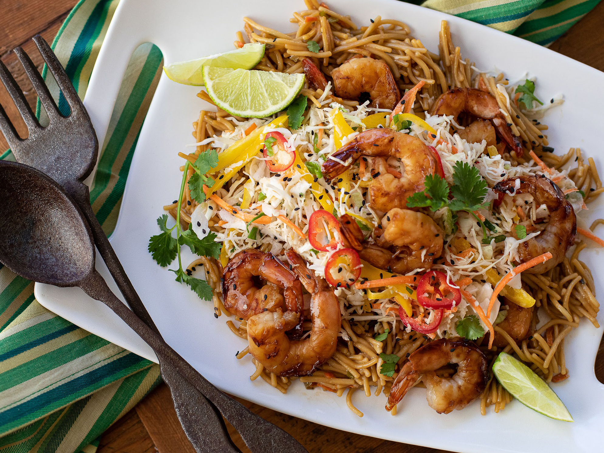 Teriyaki Shrimp Noodle Bowl With Asian Slaw Is The Perfect Meal To Go With The Knorr BOGO Sale! on I Heart Publix