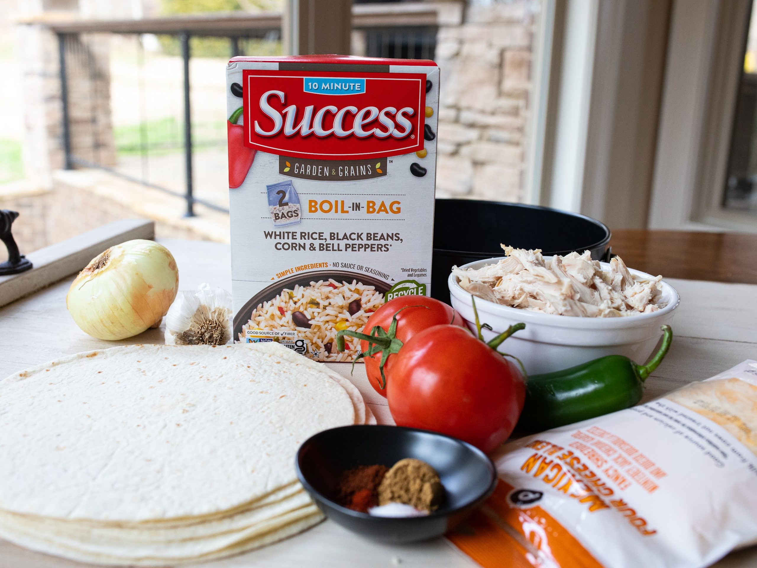 Pick Up Success Garden & Grains™ Rice Blends At Publix & Try My Loaded Tortilla Pie on I Heart Publix 1