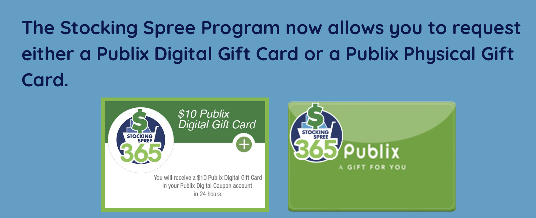 The Stocking Spree 365 Program Is Back For 2022 - Start Earning Up To $120 In Publix Gift Cards on I Heart Publix 3