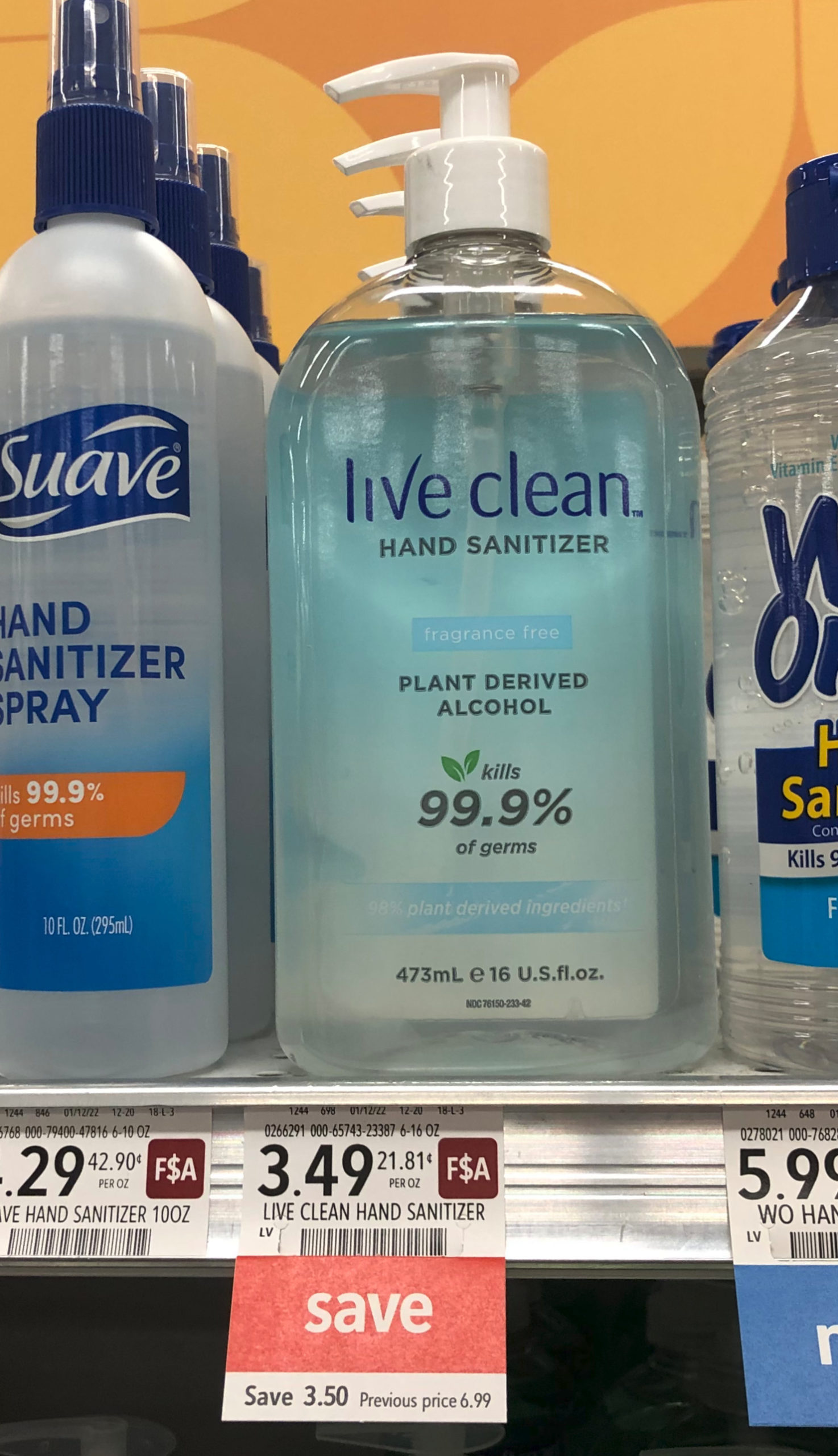 Live Clean Hand Sanitizer Just $3.49 - Half Price At Publix on I Heart Publix