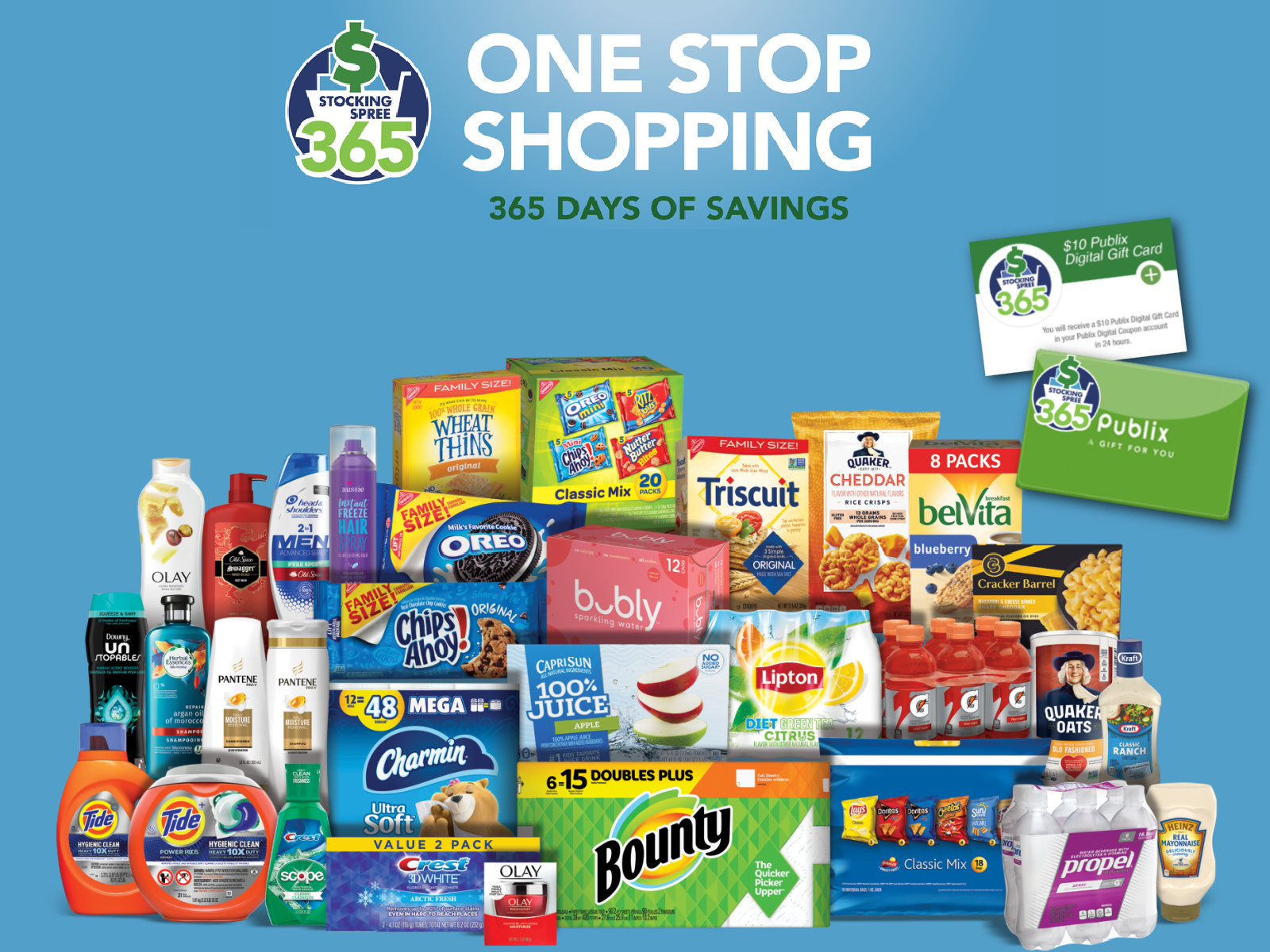 The Stocking Spree 365 Program Is Back For 2022 – Start Earning Up To $120 In Publix Gift Cards
