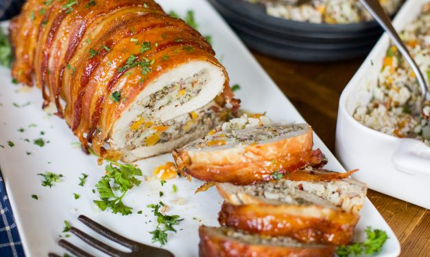 Bacon Wrapped Royal Stuffed Pork Loin Made With RiceSelect® Products – Save At Publix