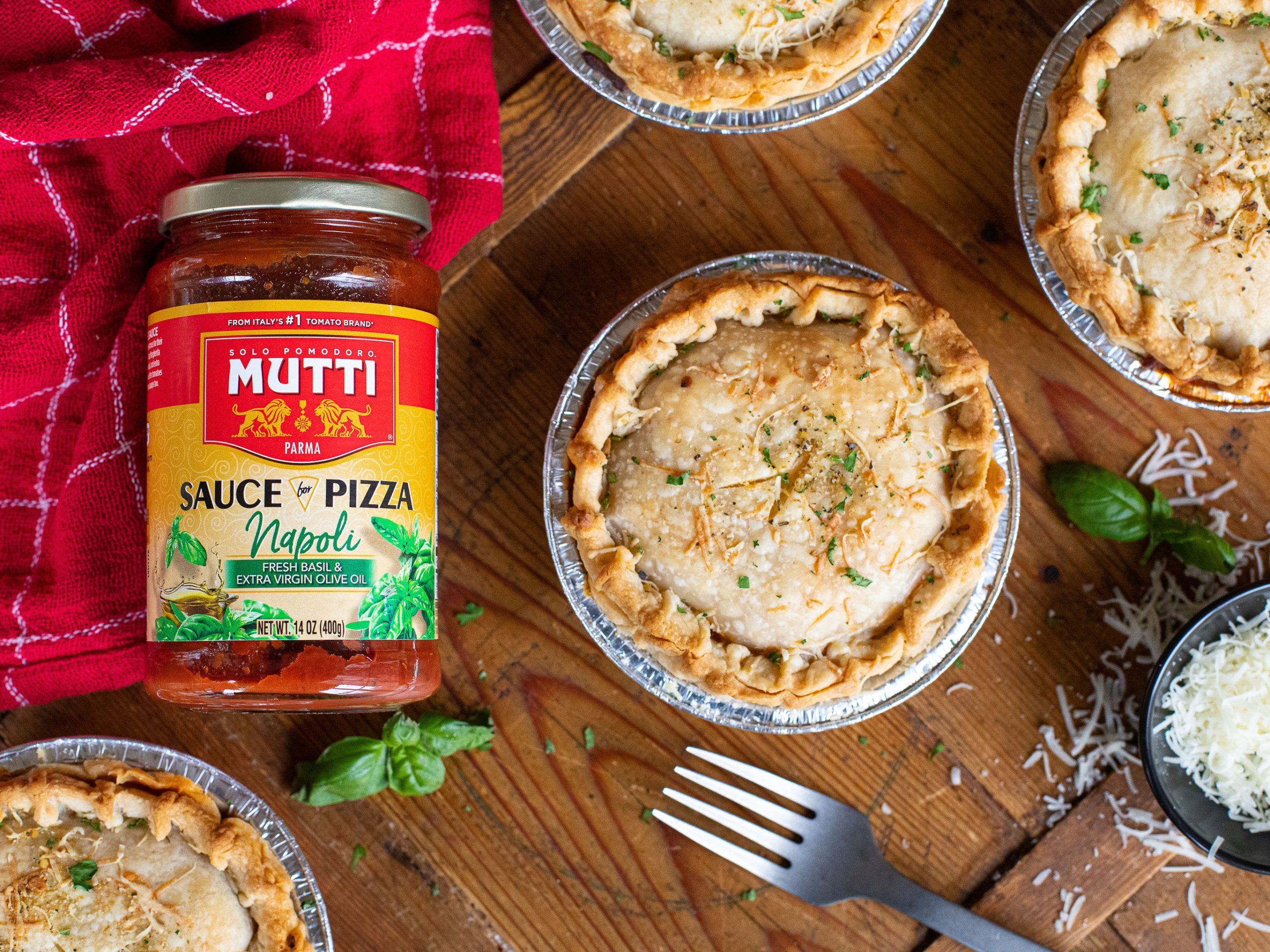 Loaded Pizza Pot Pies Are The Perfect Recipe To Go With The Mutti Sauce For Pizza Coupon! on I Heart Publix 1